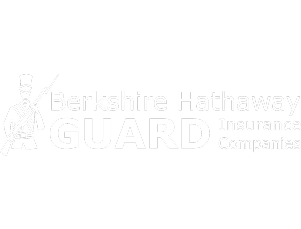 Berkshire Hathaway Guard Insurance Companies White Logo
