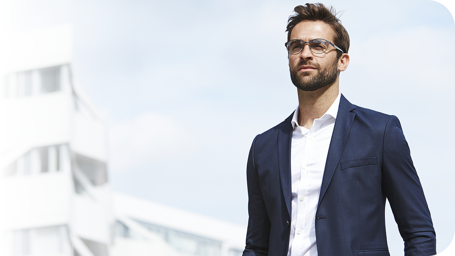 A well dressed professional accountant 