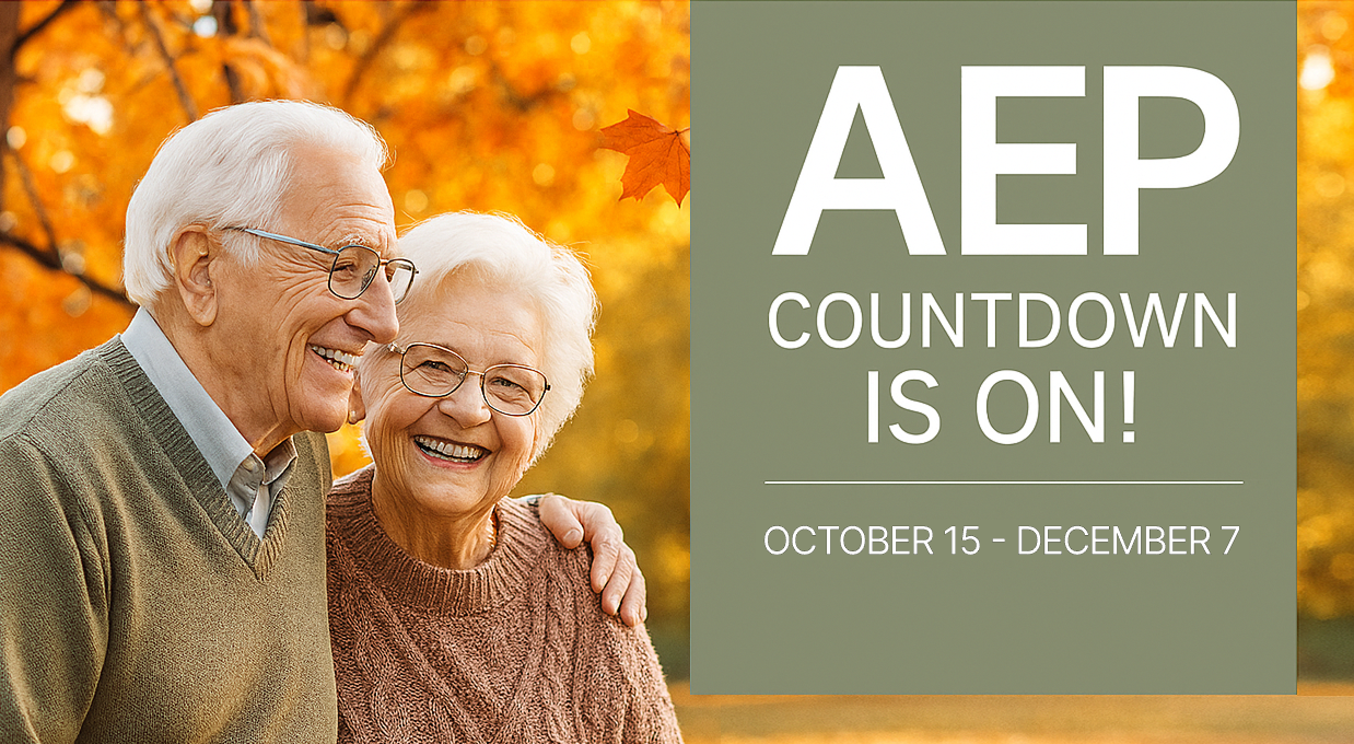 AEP countdown is on. October 15 - December 7