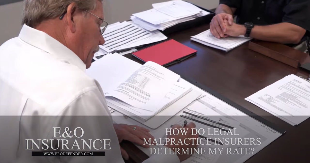 How Do Malpractice Insurers Determine My Rates?